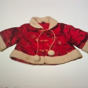 Red and Cream Kids Jacket